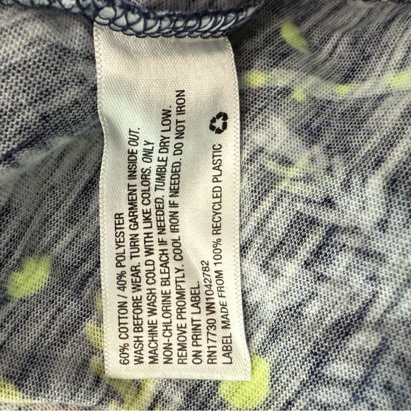 Cat & Jack Printed‎ Palm Tree Dress Size 10/12 NWT Assymetrical Hemline - Picture 4 of 5